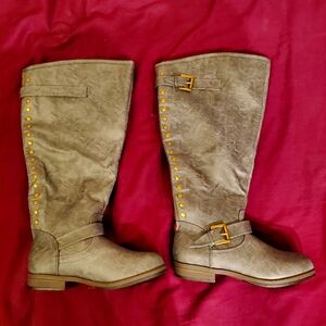 OBO knee high rider style boots